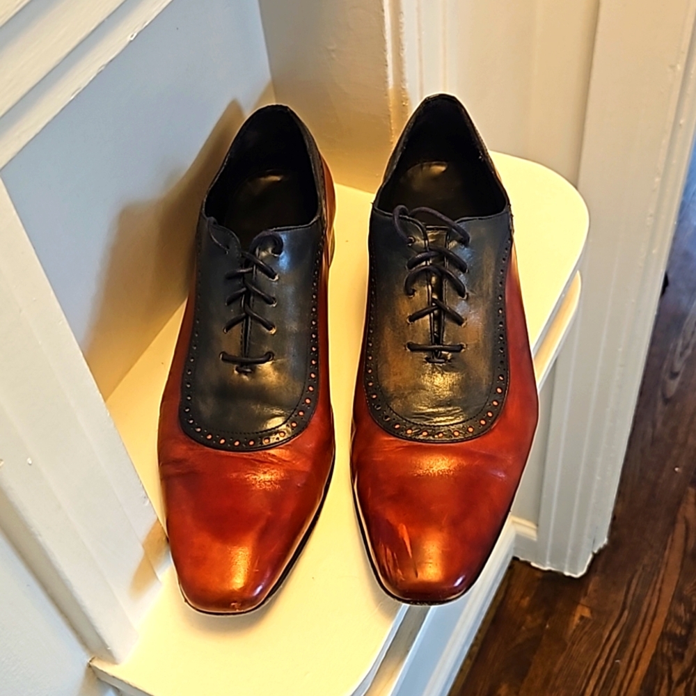 Messico mens red and blue shoes size 11